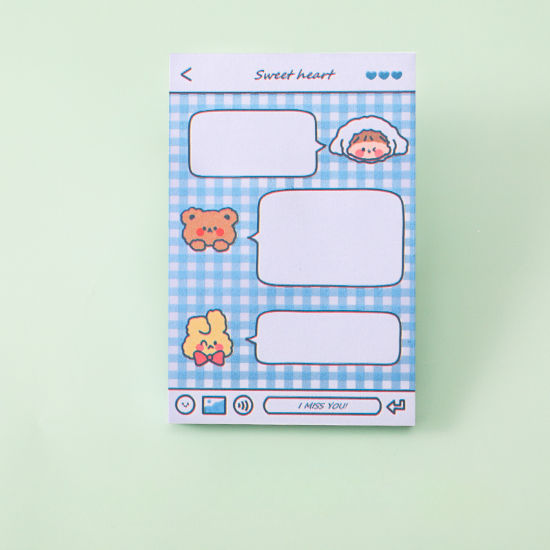 Wholesale Paper Cartoon Bear Sticky Note
